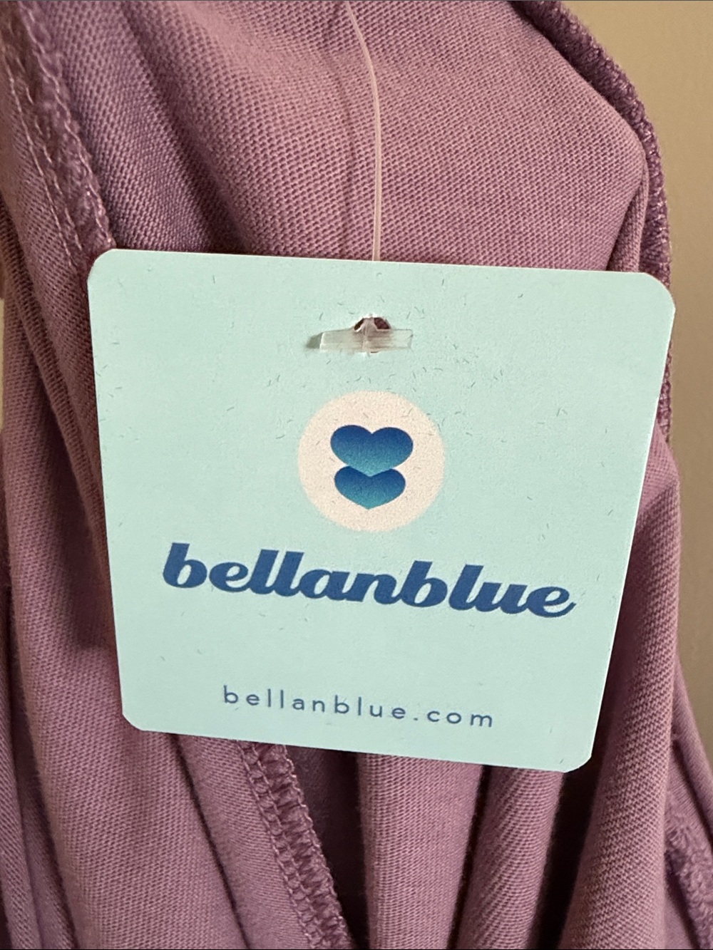 BellanBlue Purple Short Sleeve Tee with Heart Patches - Picture 12 of 13